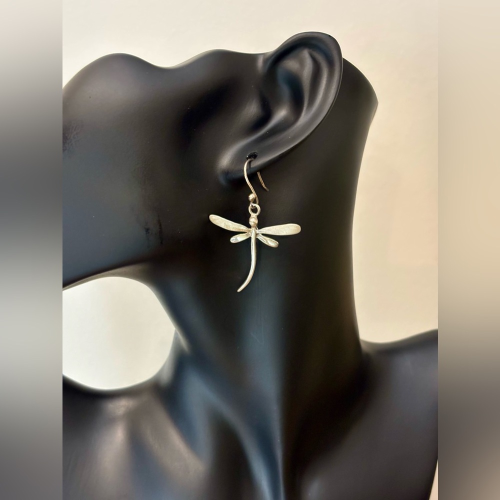 Seed and Sage Sterling Silver Dragonfly Earrings